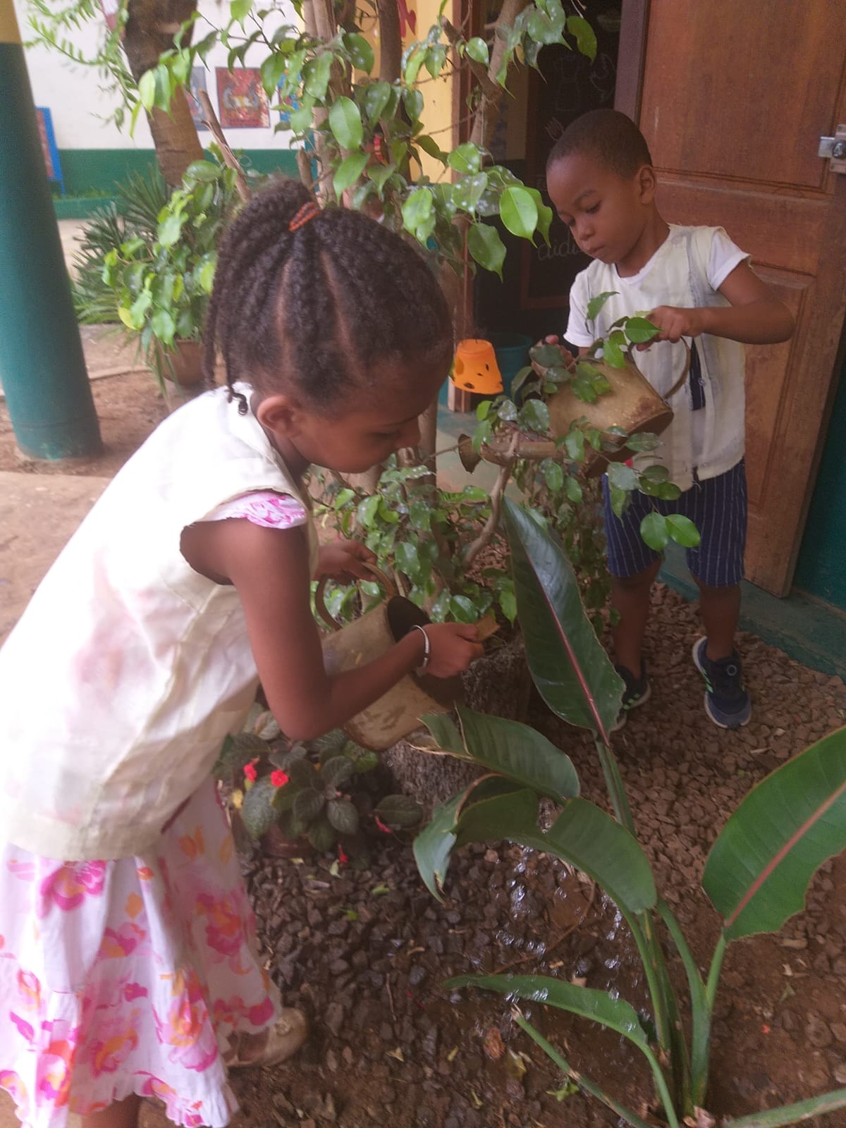 Activité de jardinage