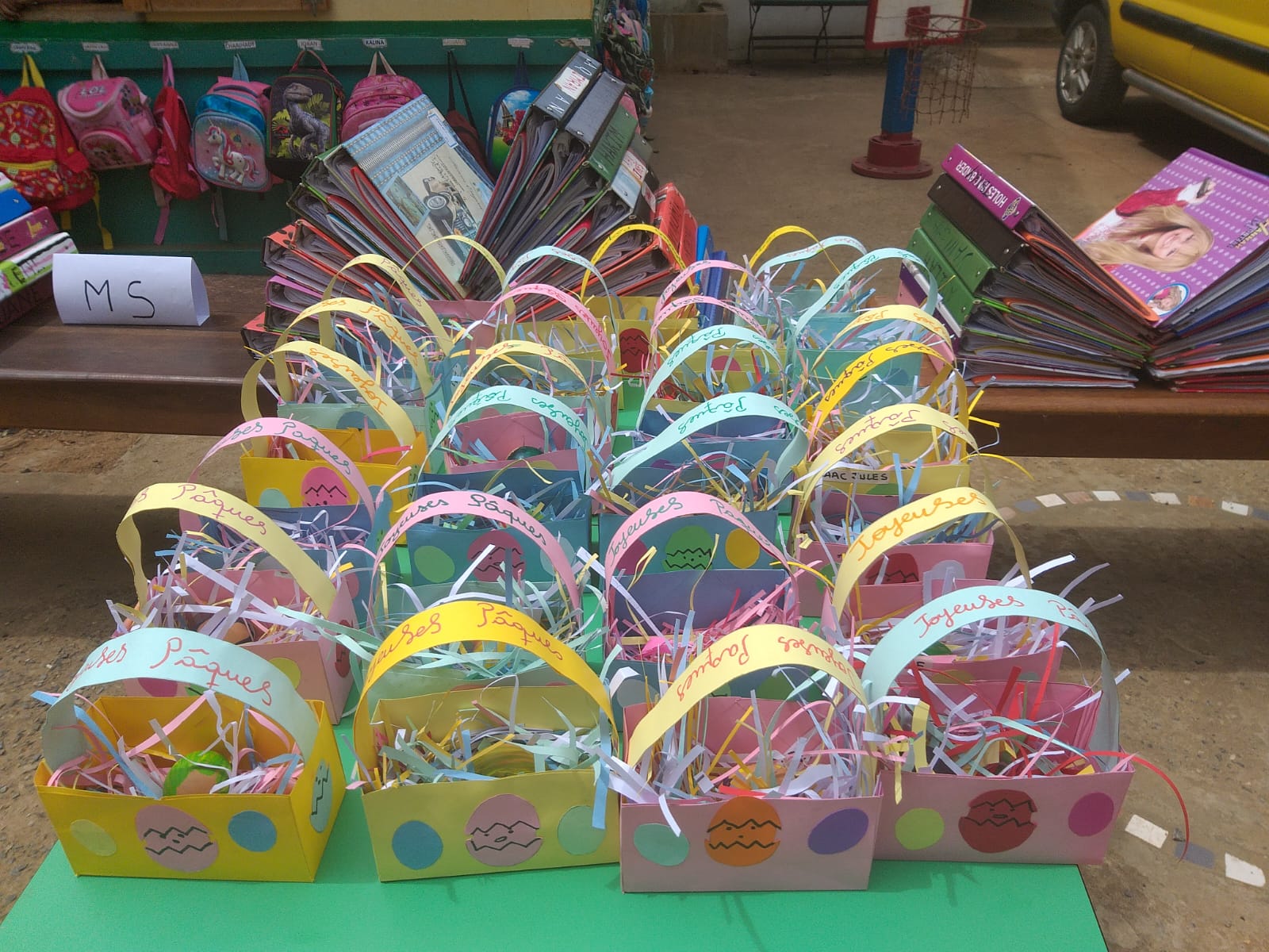 Construction faite par les enfants